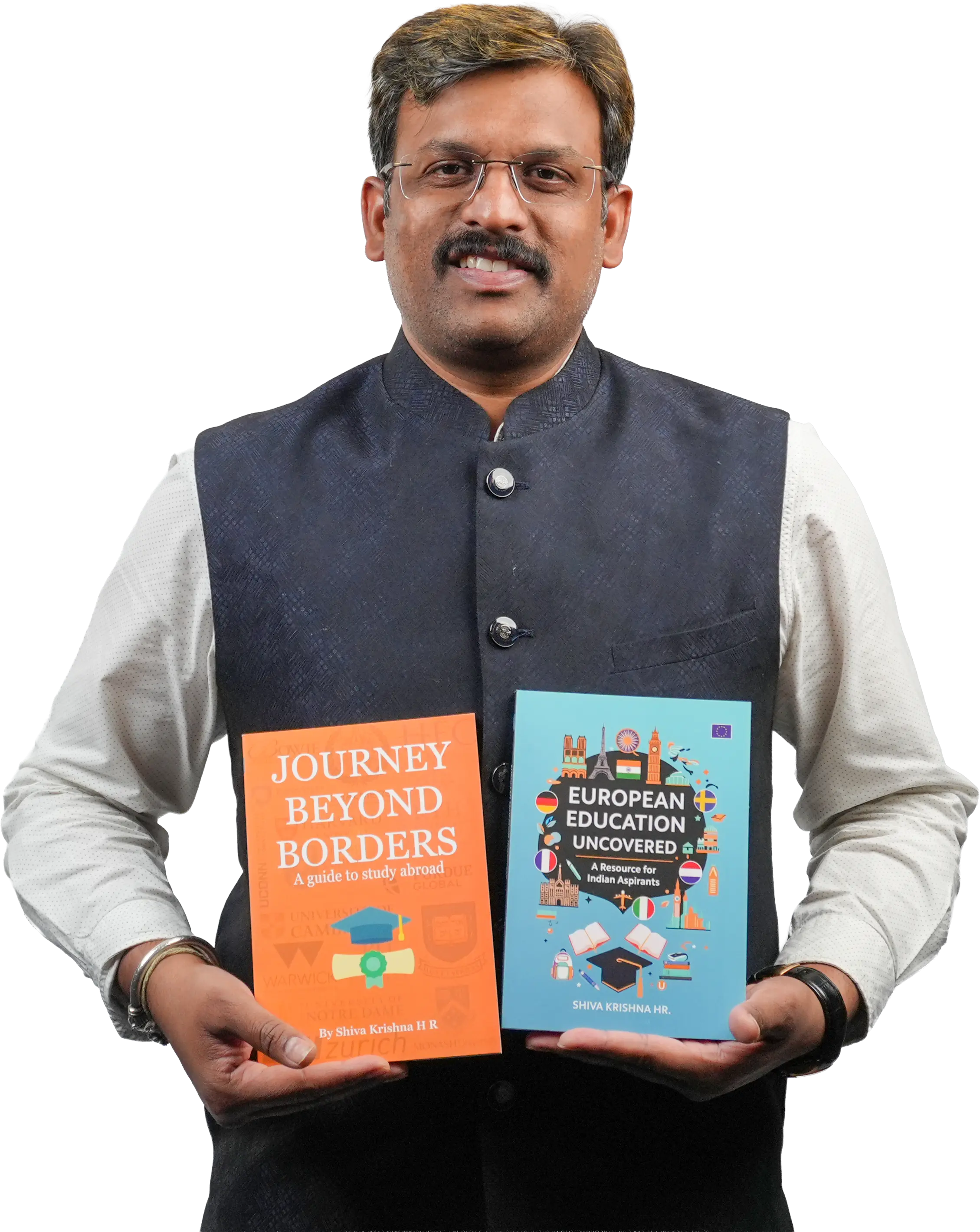 Shiva Krishna with his published books