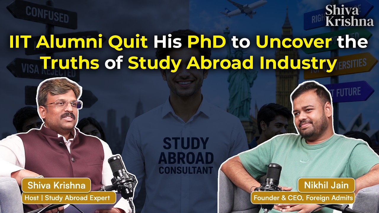 IIT Alumni Quit His PhD to Uncover the Truths of Study Abroad Industry | Nikhil Jain